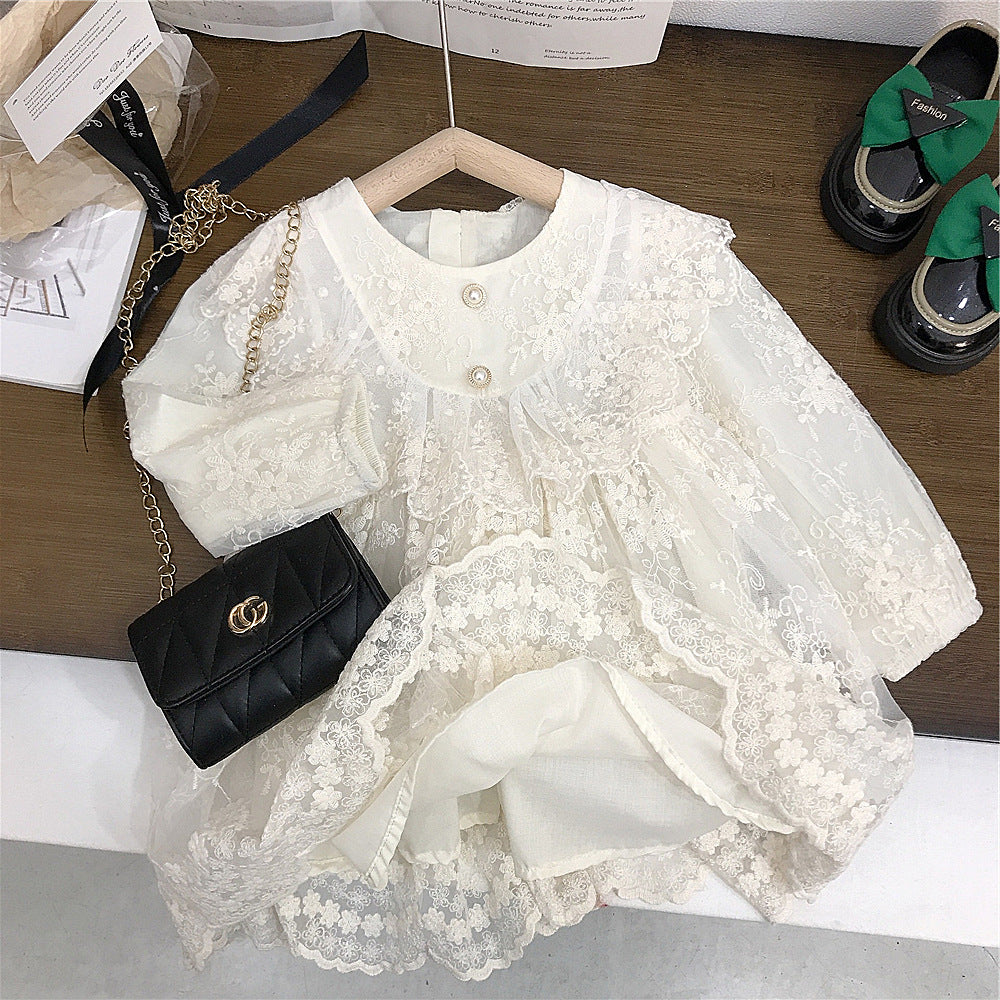 Rochie cu detalii Merlyn Crem
