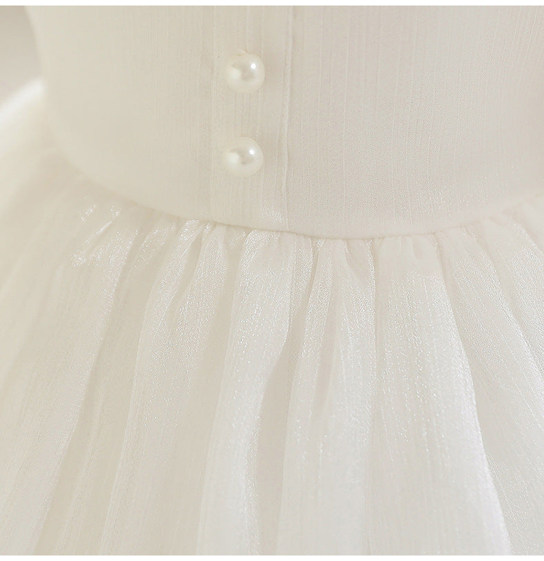 Rochie cu detalii Asiana Alb