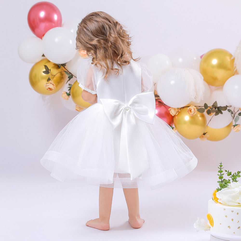 Rochie cu detalii Alarina Alb