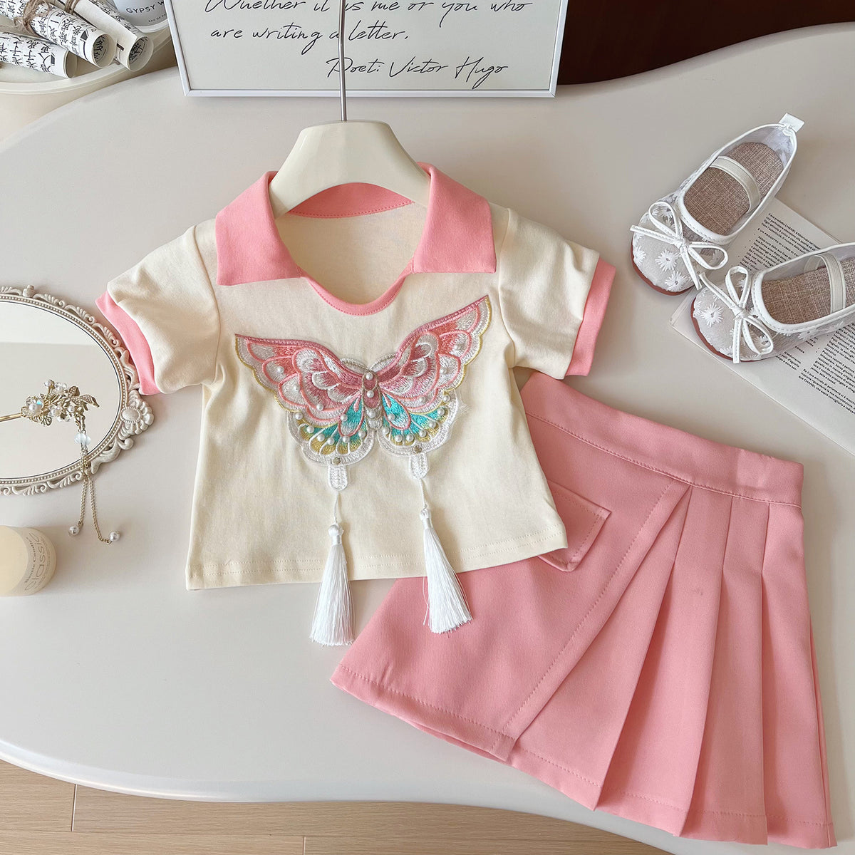 Set din doua piese Lolisa Roz