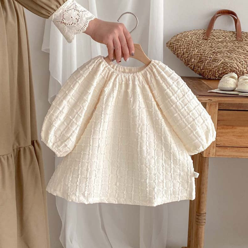 Rochie cu detalii Radana Crem