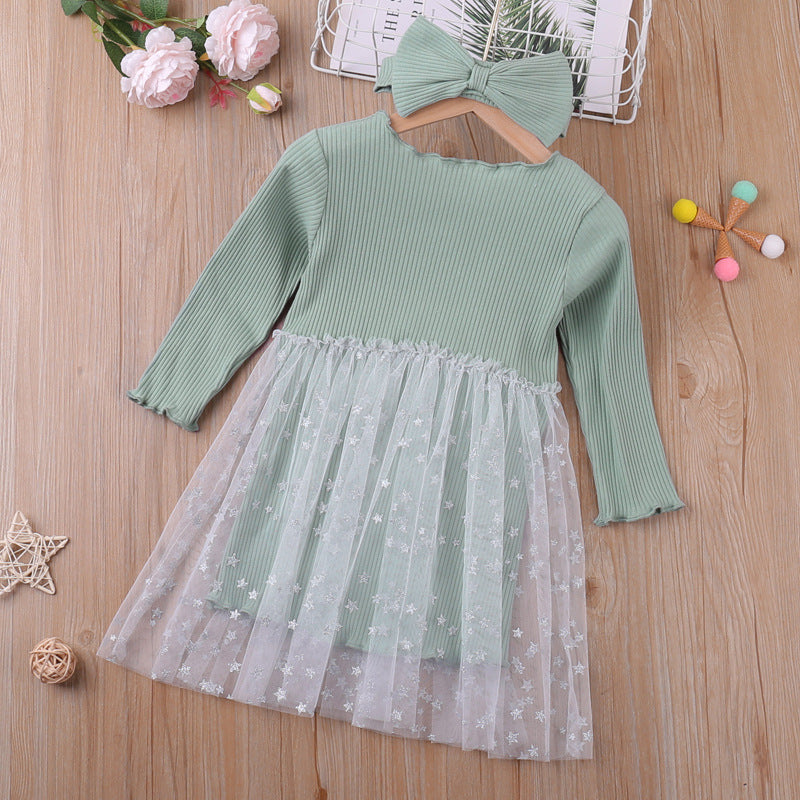 Rochie cu bentita Clarita Verde