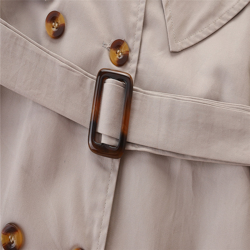 Trench cu detalii Sia Gri