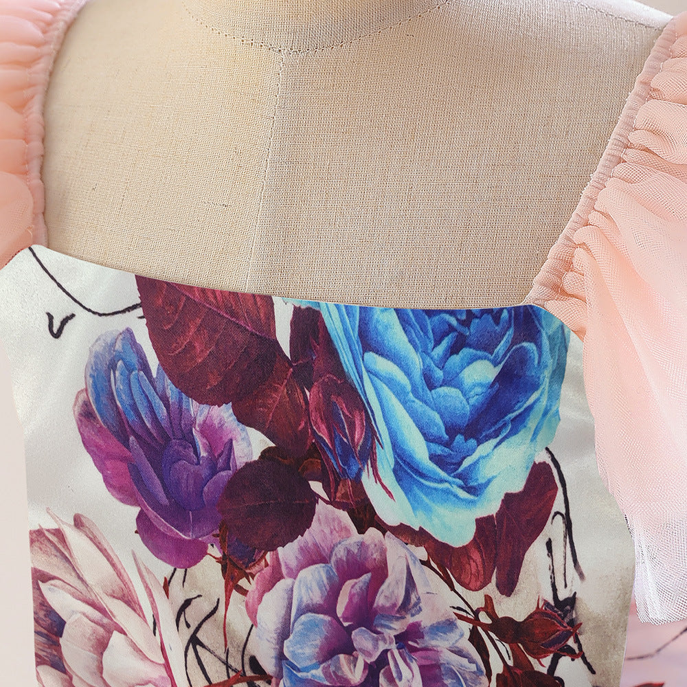 Rochie cu detalii Ruala Roz