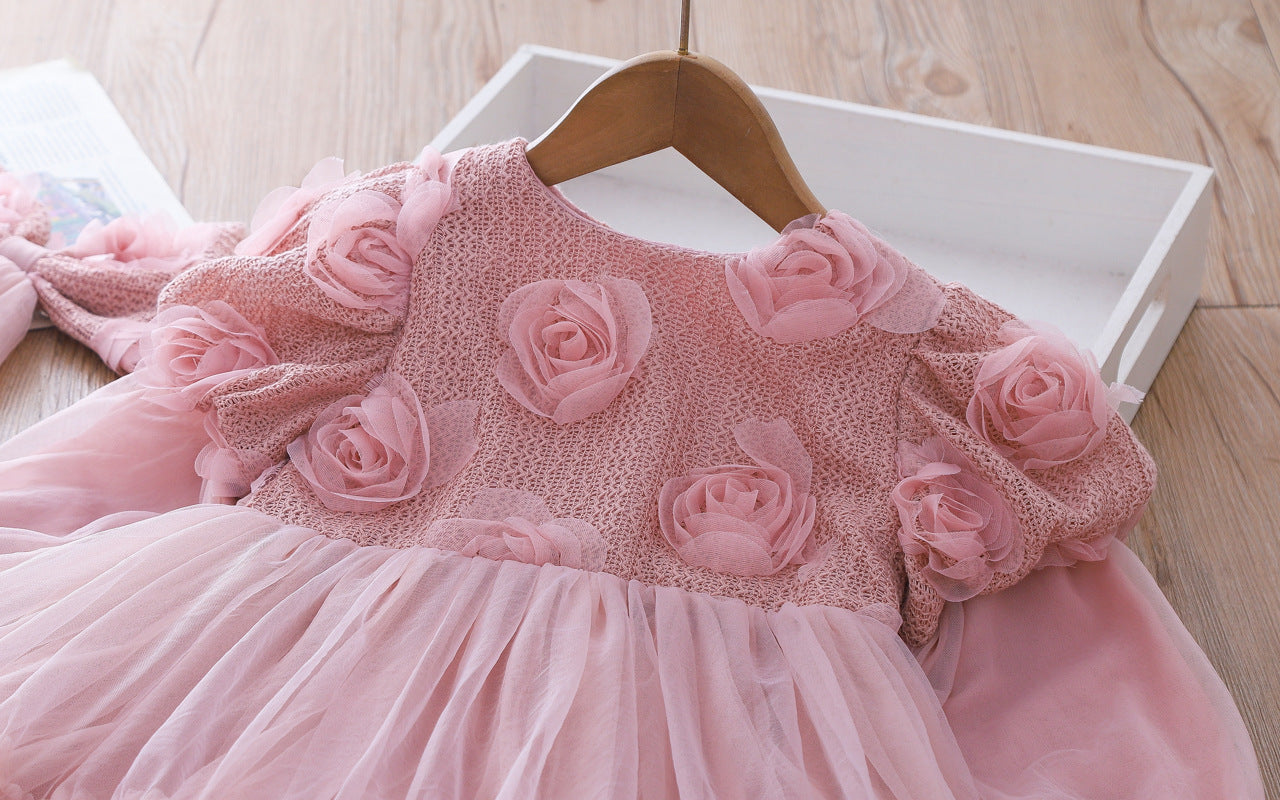 Rochie cu detalii Belara Roz