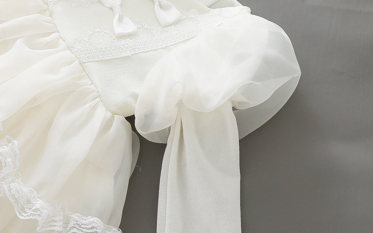 Rochie cu detalii Bella Crem