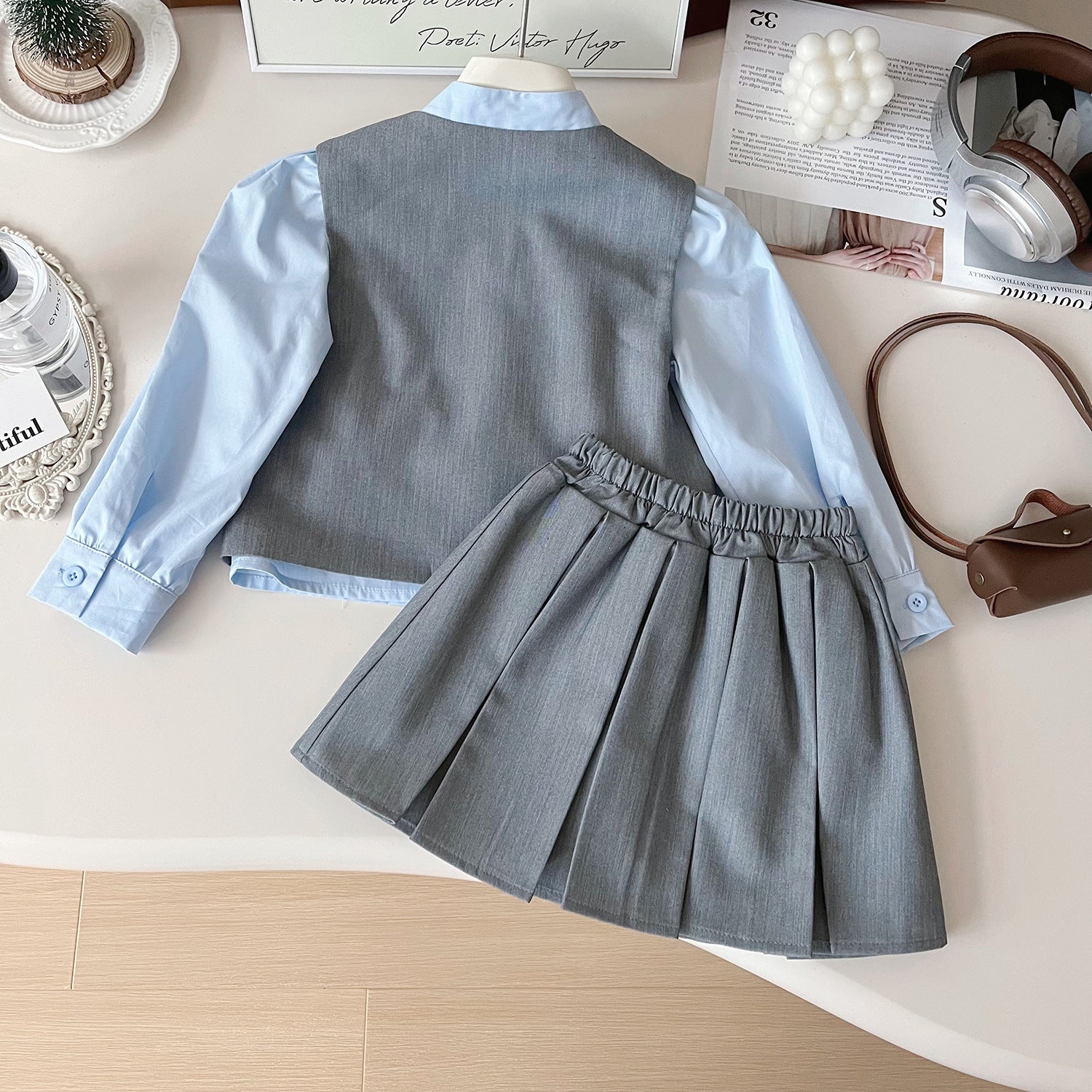 Set din trei piese Densa Gri