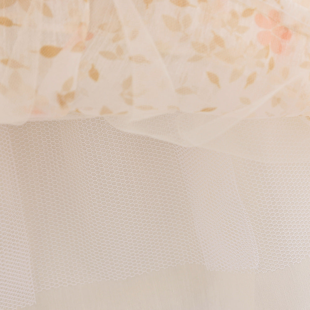 Rochie cu detalii lariena Crem