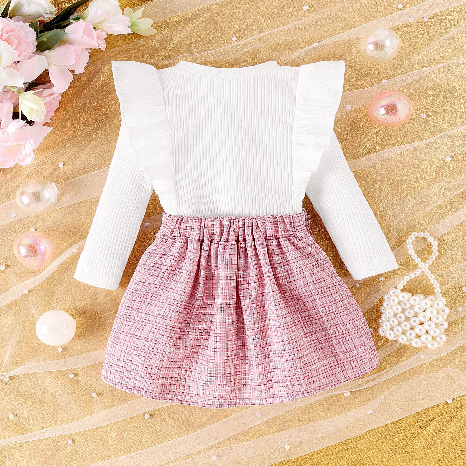 Set din doua piese Valrina Roz