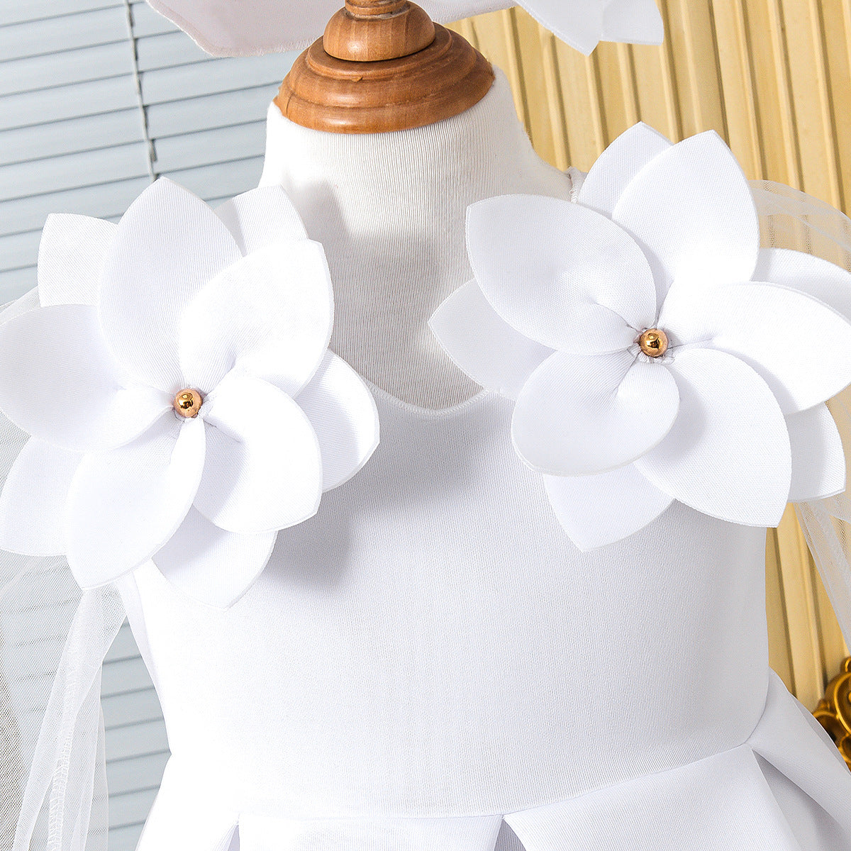 Rochie cu bentita Jocelyn Alb