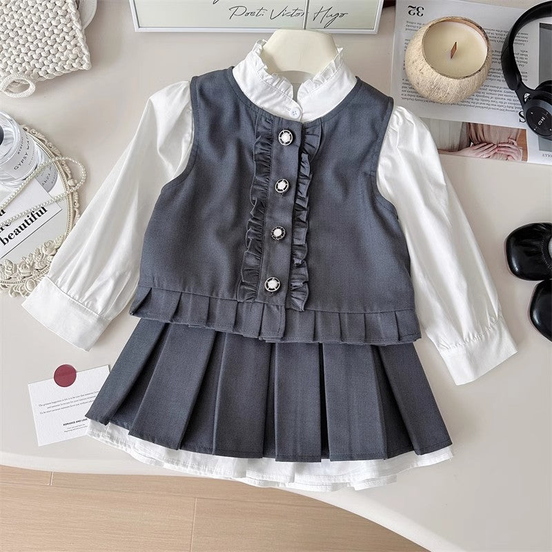 Set din trei piese Raniva Gri