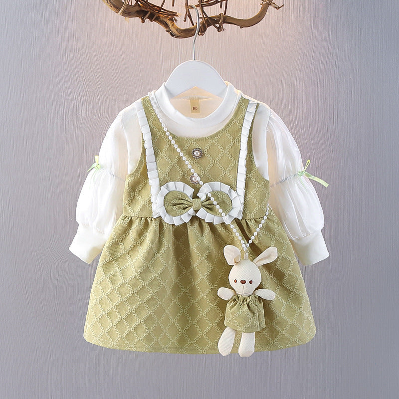 Rochie cu detalii Farla Verde