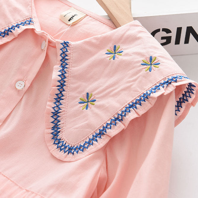 Rochie cu detalii Doreny Roz
