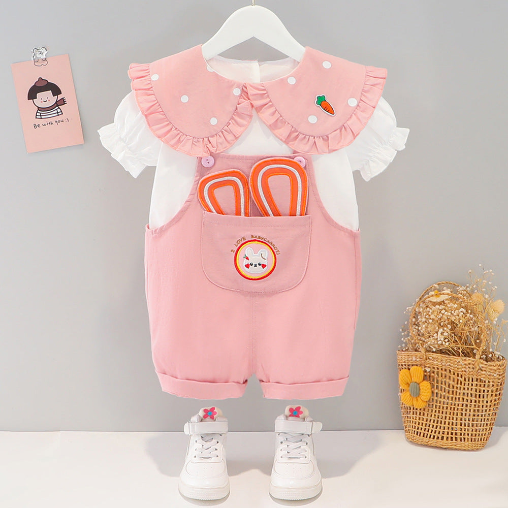 Set din doua piese Baby Carot Roz