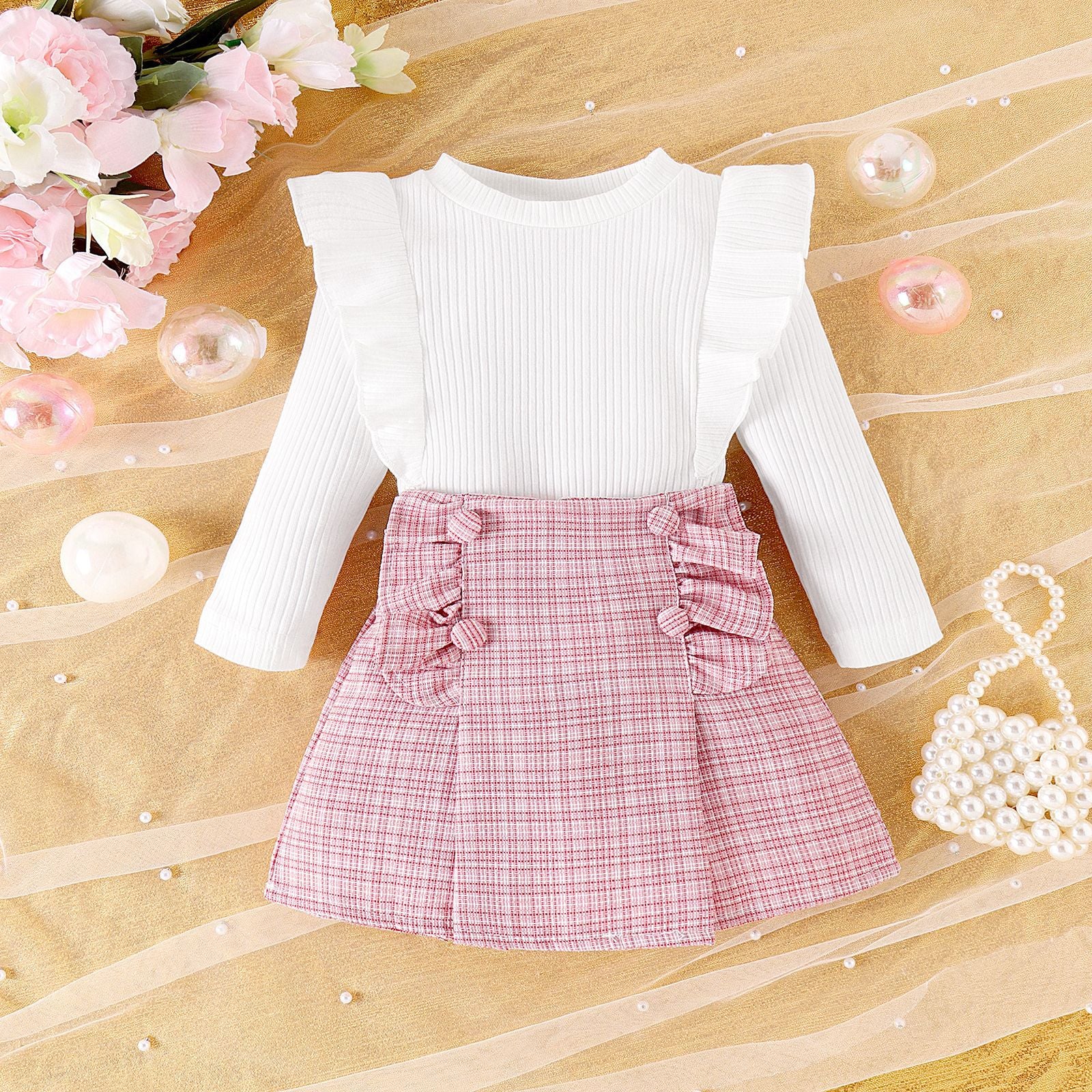 Set din doua piese Valrina Roz