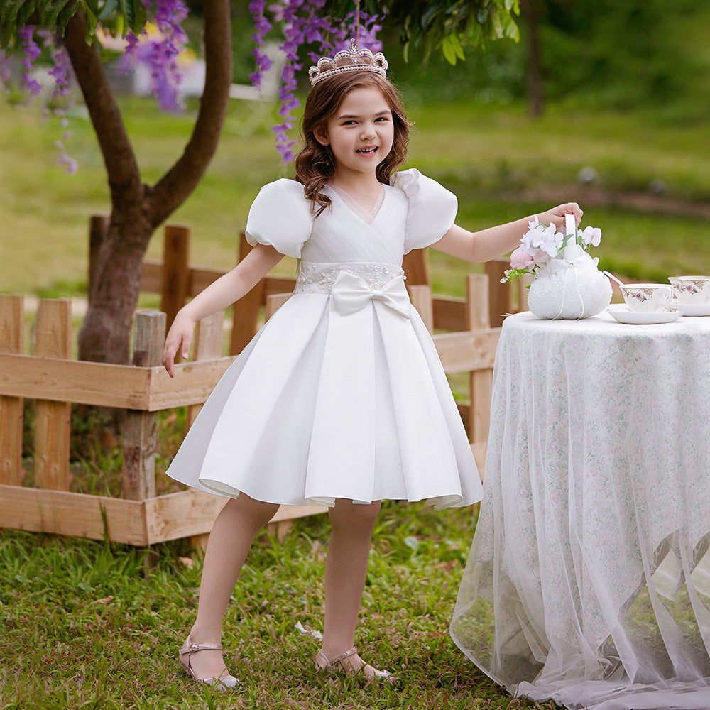 Rochie cu detalii Liria Alb
