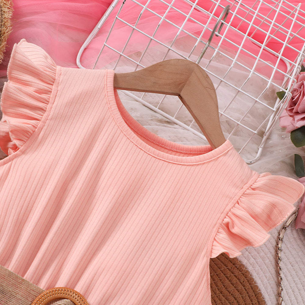 Rochie cu detalii Adellie Roz