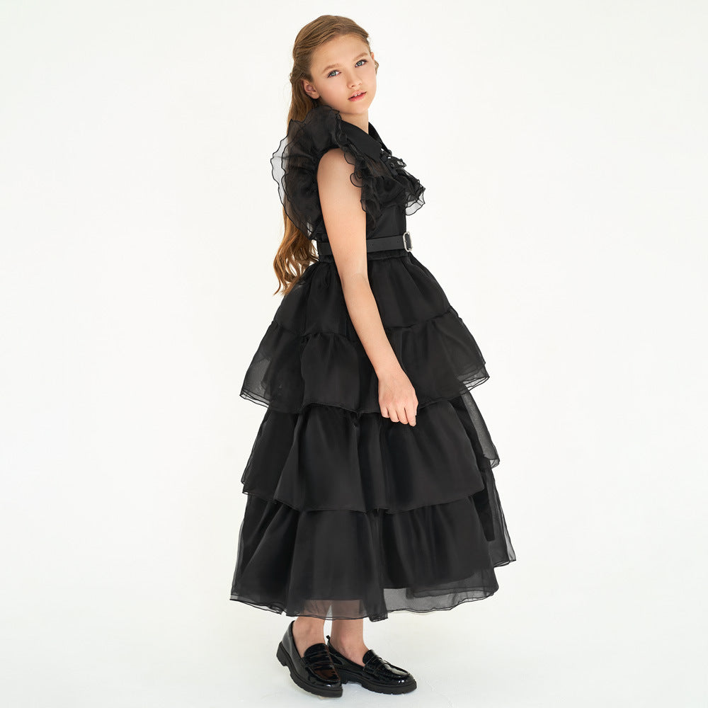 Rochie cu detalii Rucsy Negru