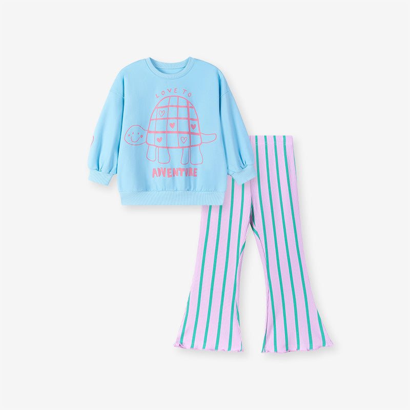 Set din doua piese Alesandra Albastru