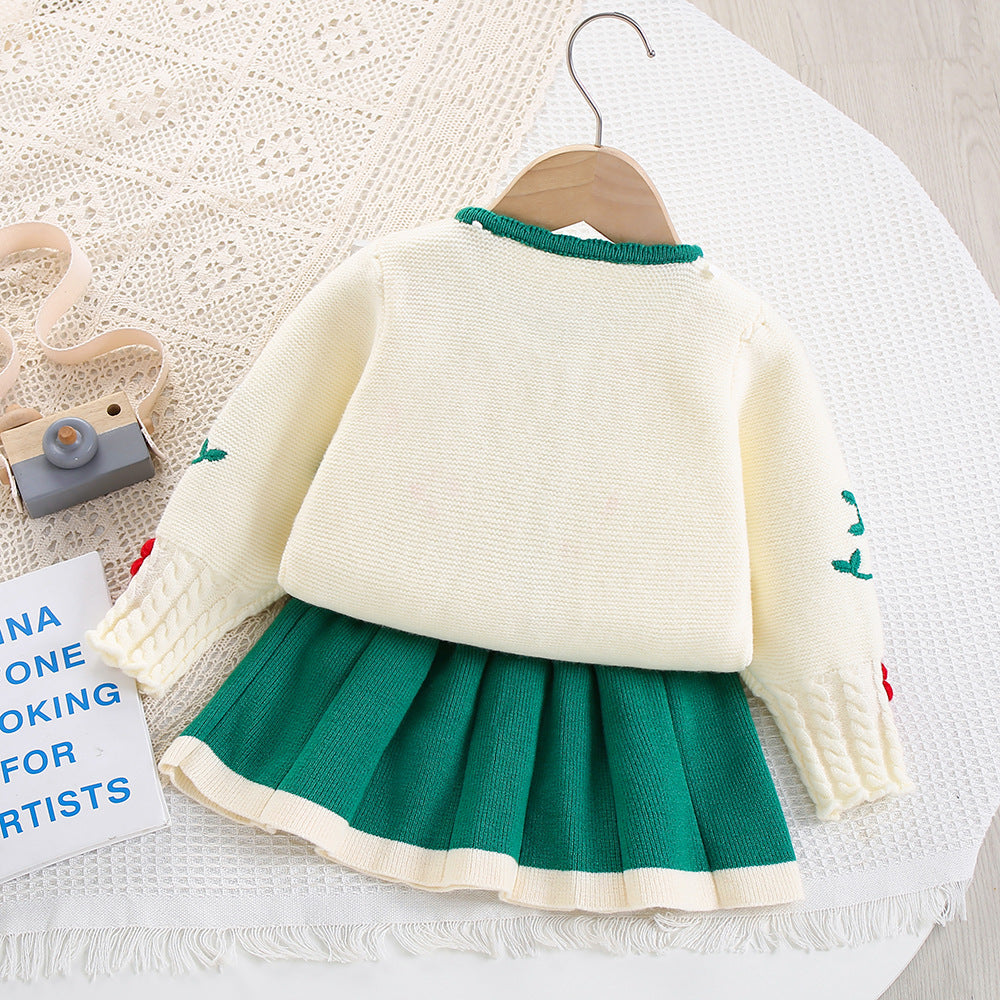 Set din doua piese Borina Verde