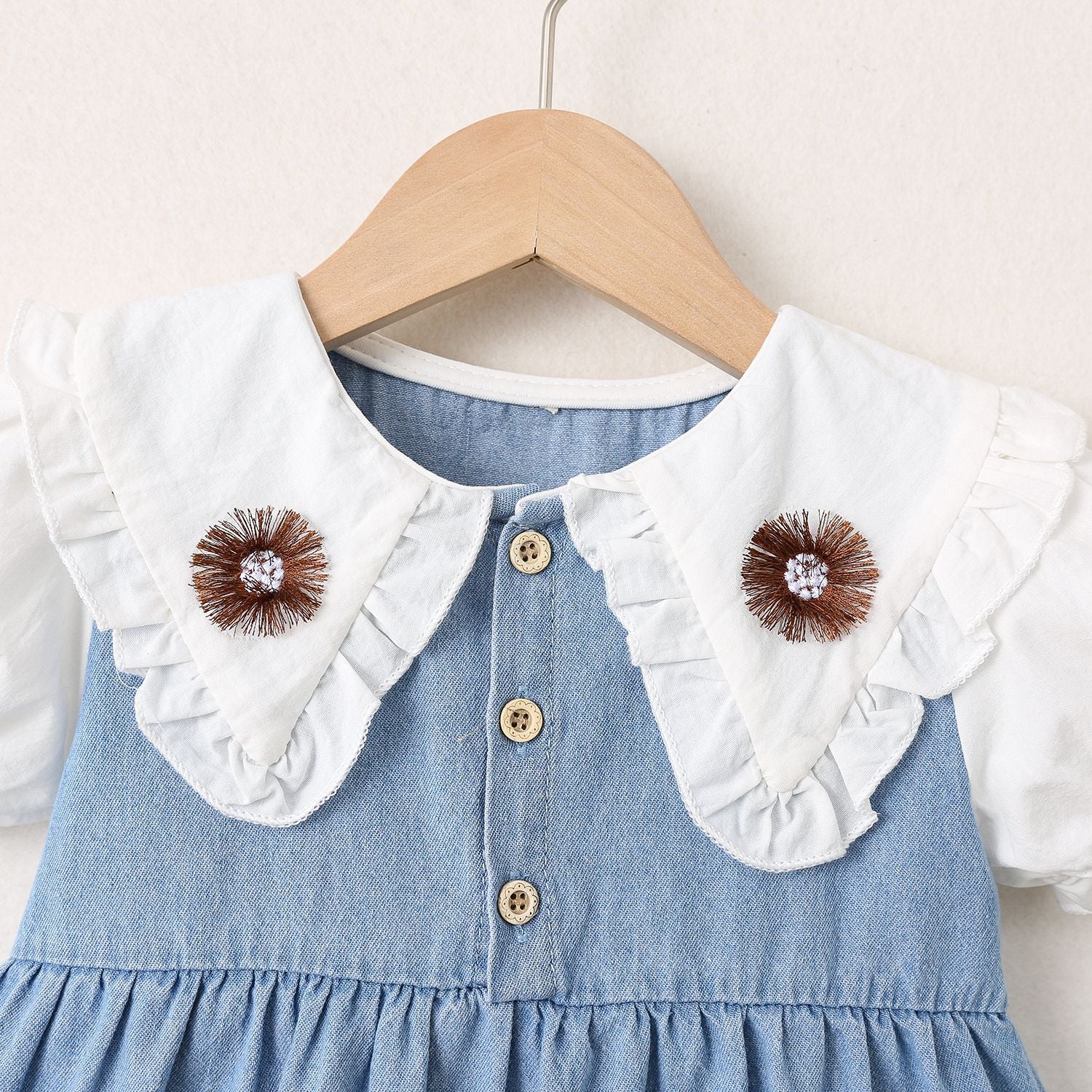 Rochie cu detalii Layla Albastru