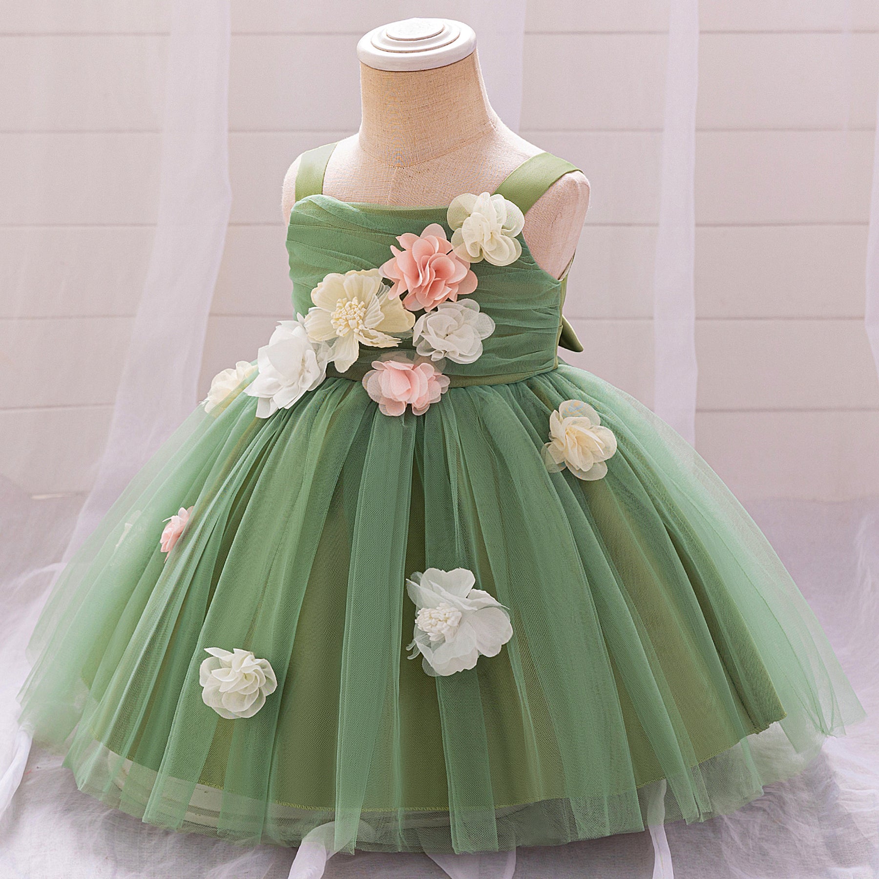 Rochie cu detalii Abana Verde