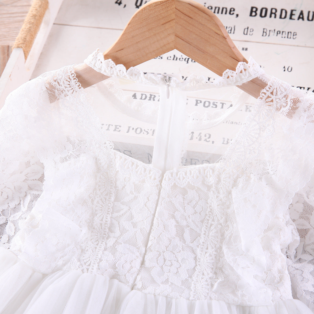 Rochie cu detalii Anarys Alb