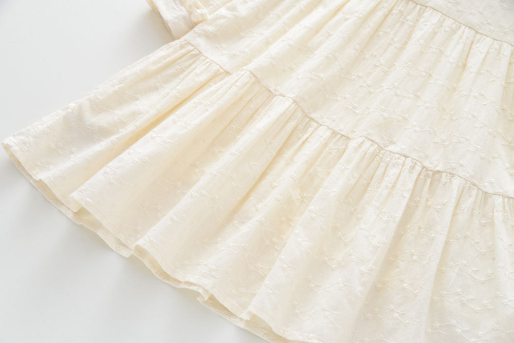 Rochie cu detalii Juya Crem