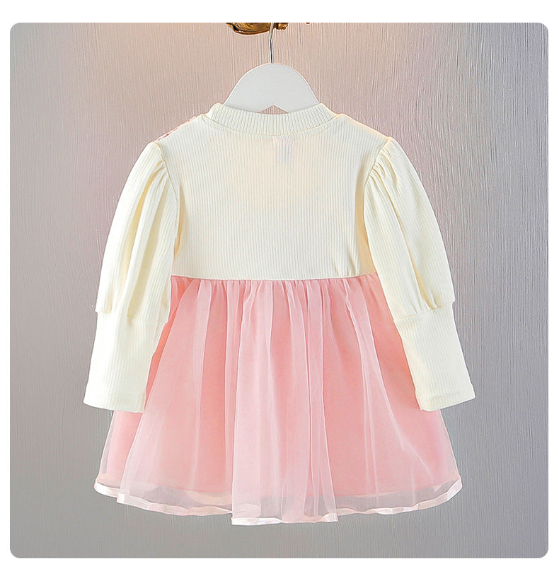 Rochie cu detalii Saria Roz