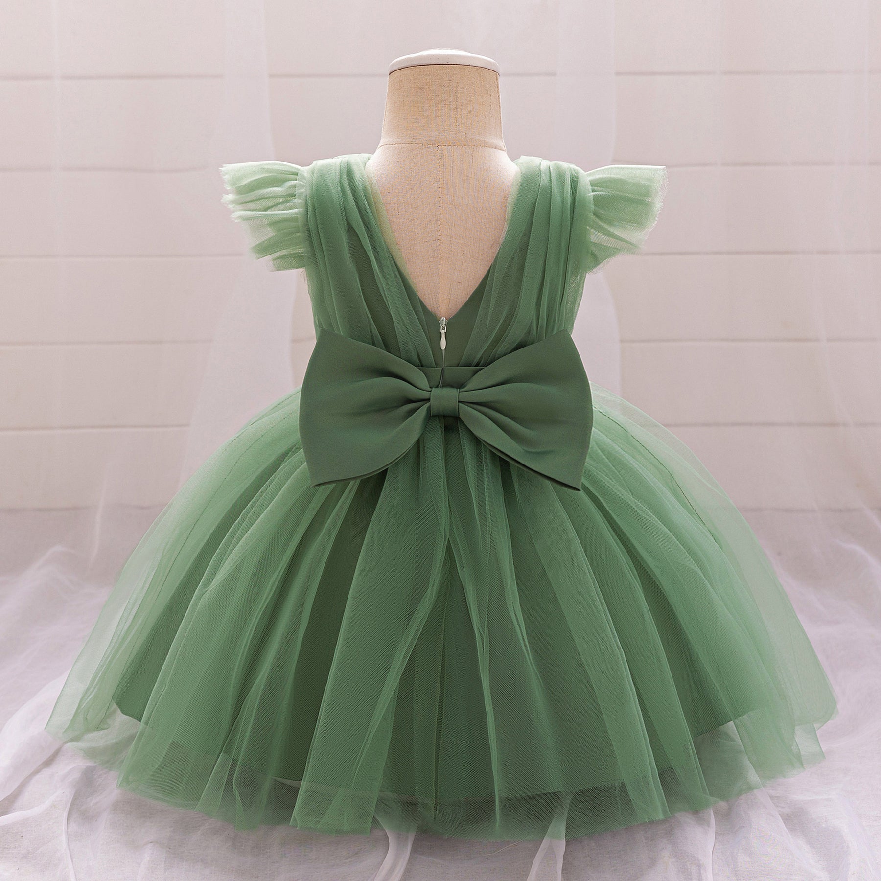 Rochie cu detalii Adora Verde