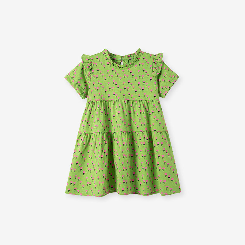 Rochie cu detalii Runa Verde