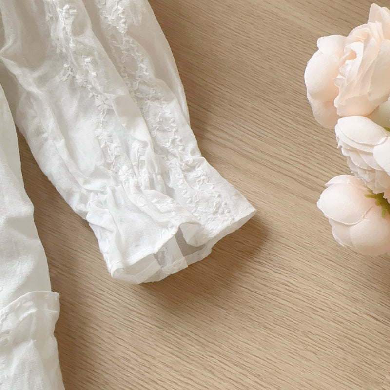 Rochie cu detalii Elasy Alb