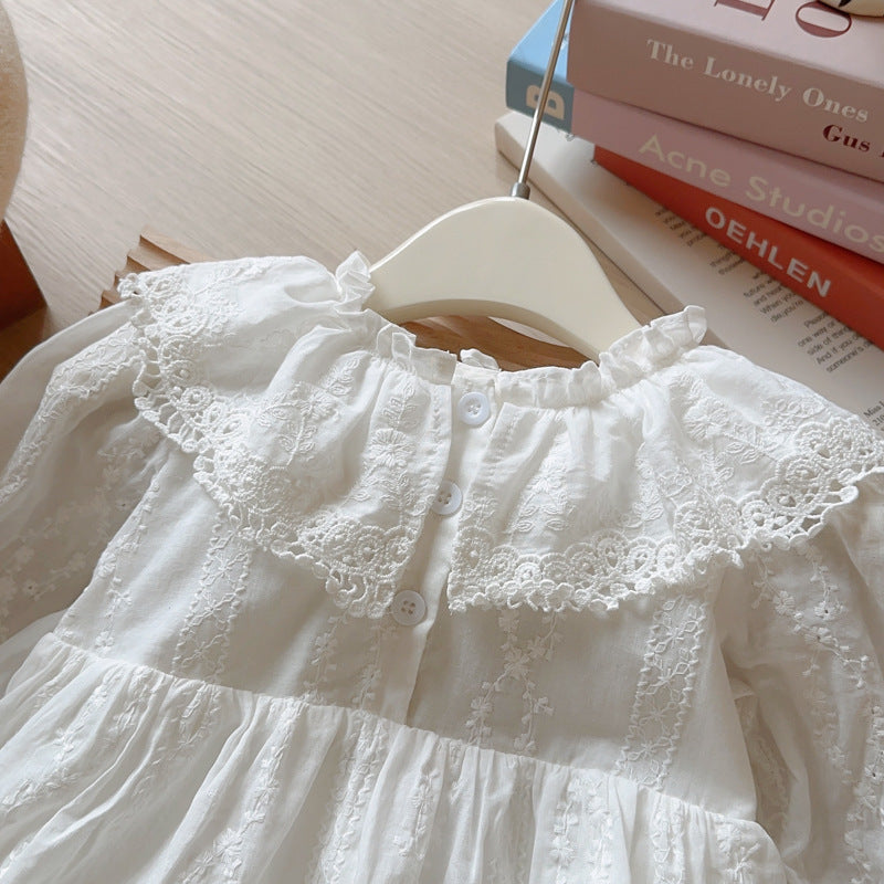 Rochie cu detalii Elasy Alb