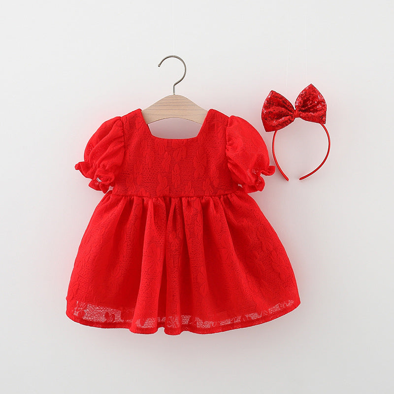 Rochie cu cordeluta Solmia Rosu