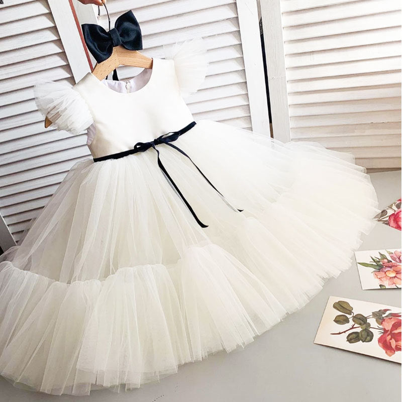 Rochie cu detalii Steffy Alb