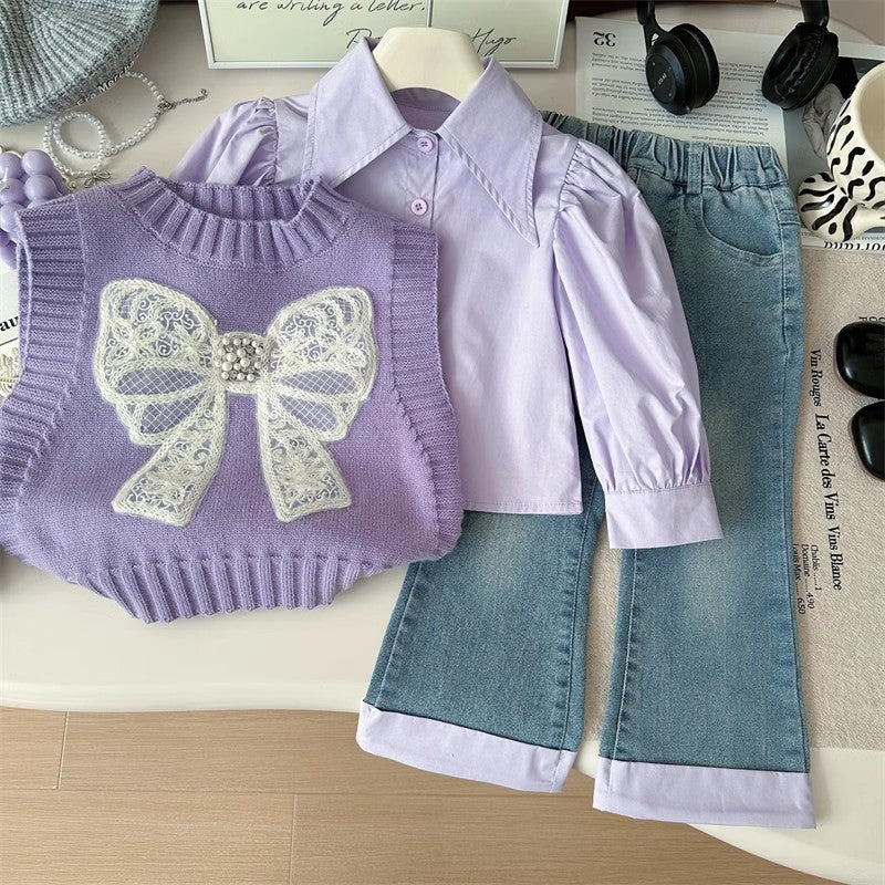 Set din doua piese Olra Mov