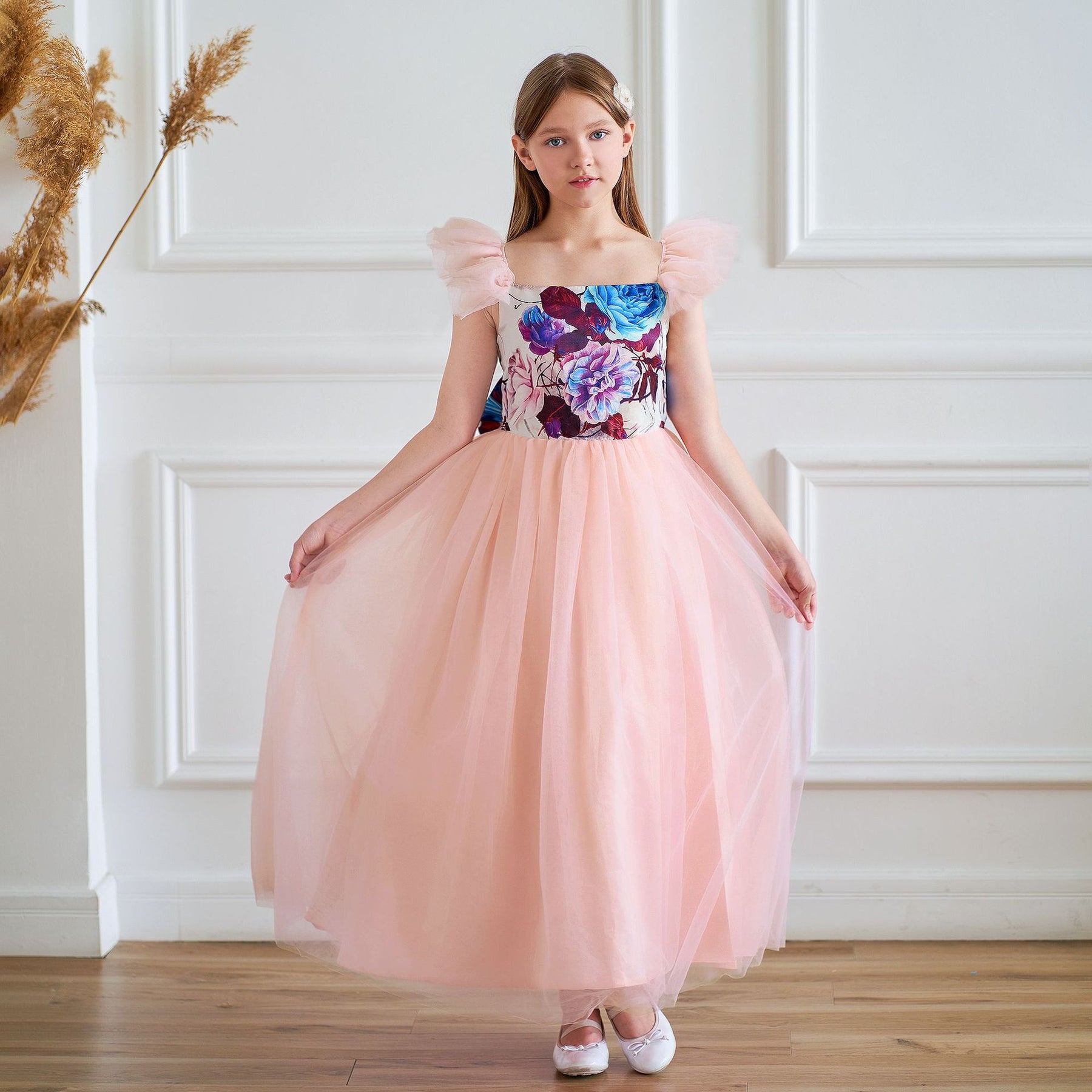 Rochie cu detalii Ruala Roz