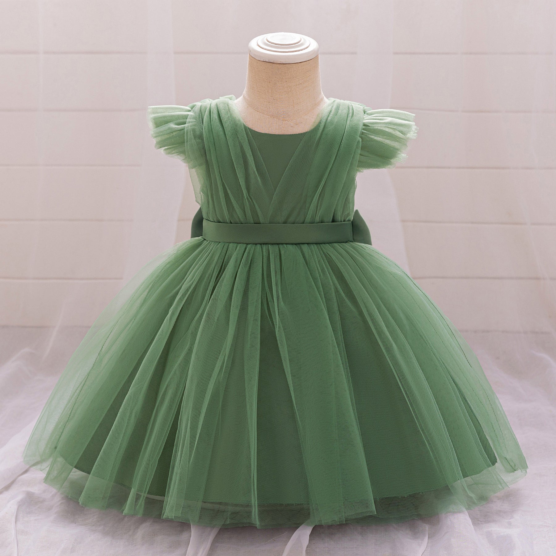 Rochie cu detalii Adora Verde
