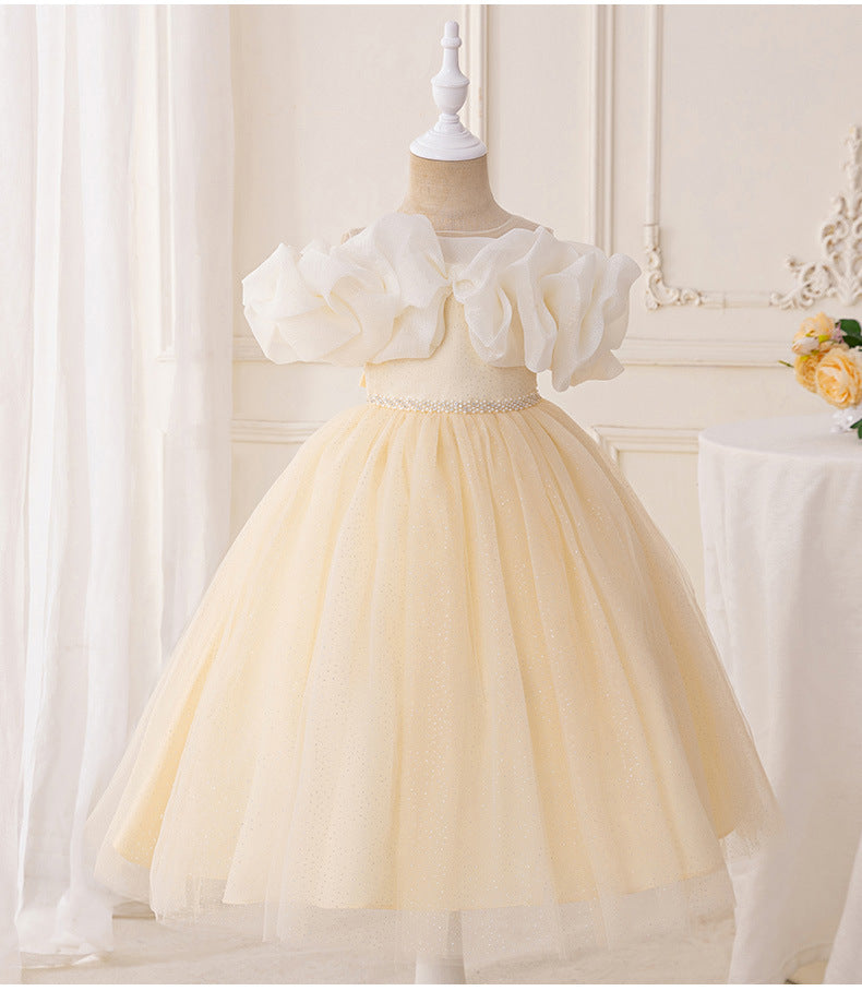 Rochie cu detalii Semea Crem