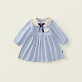 Rochie cu detalii Risi Albastru