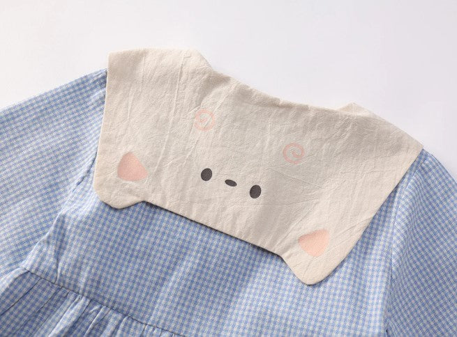 Rochie cu detalii Risi Albastru