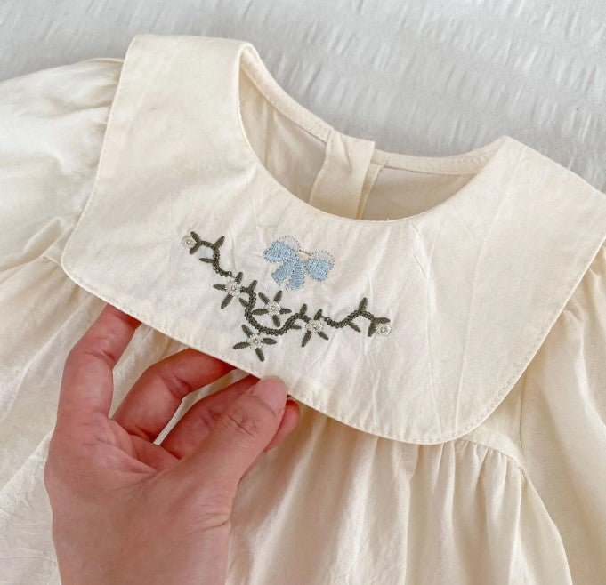 Rochie cu detalii Alfy Crem