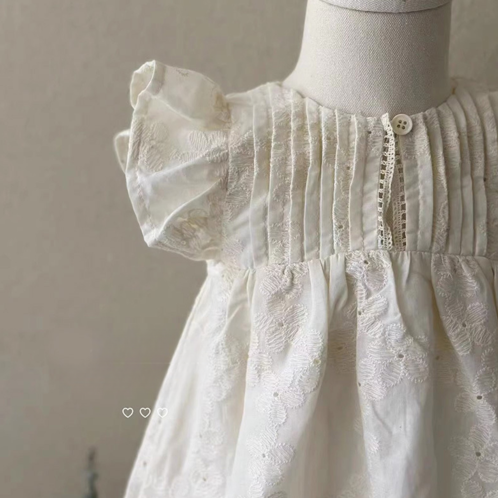 Rochie cu detalii Merve Crem