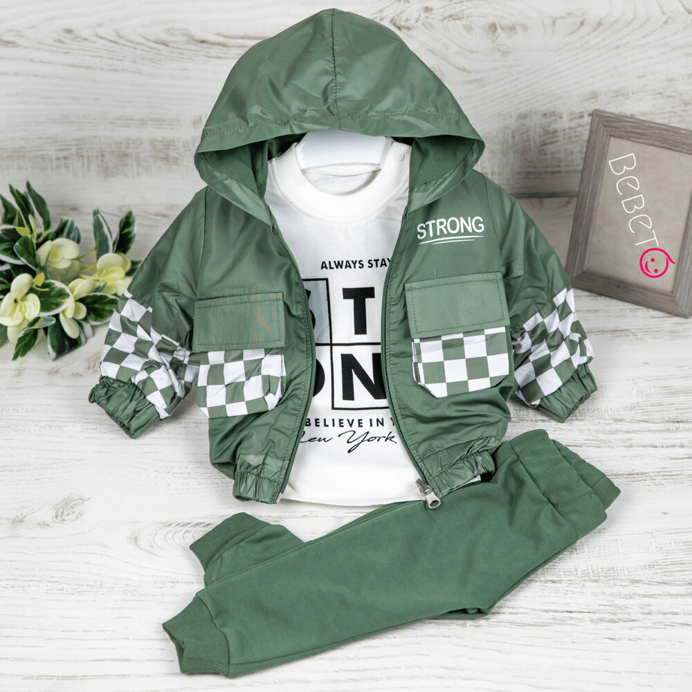 Set din trei piese Strony Verde