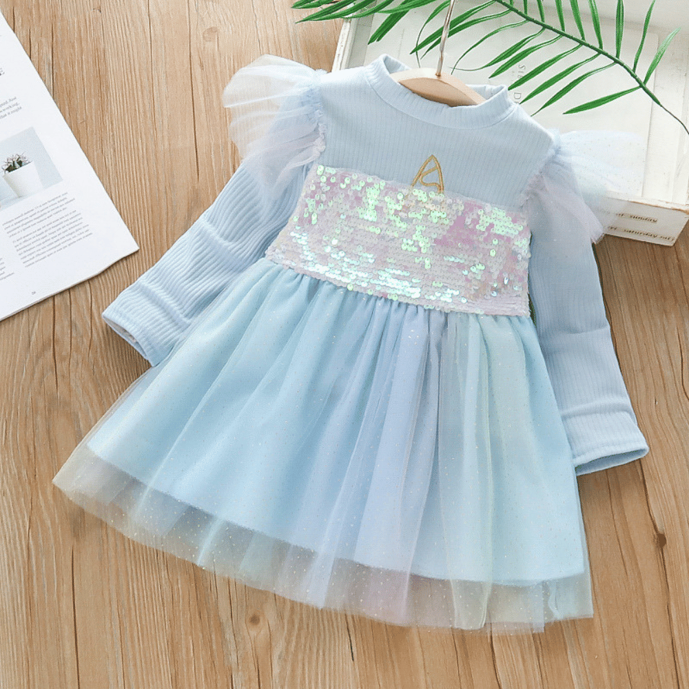 Rochie cu detalii Reiny Albastru