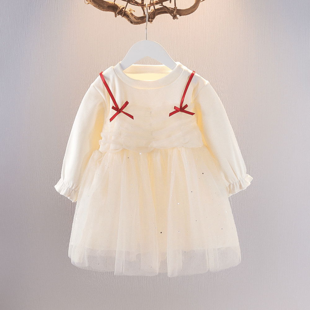 Rochie cu detalii Creny Crem