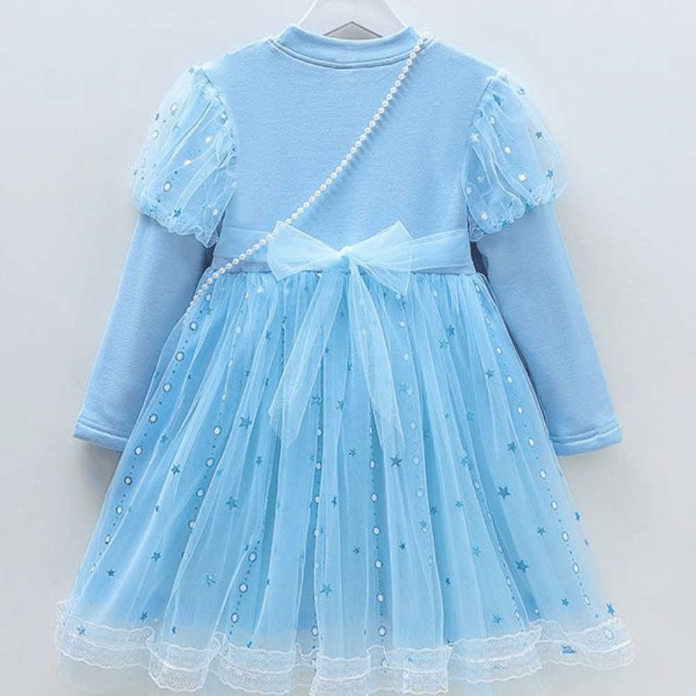 Rochie cu detalii Alexia Albastru