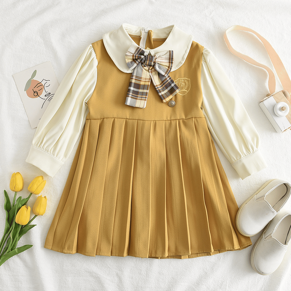 Rochie cu detalii Gavina Galben