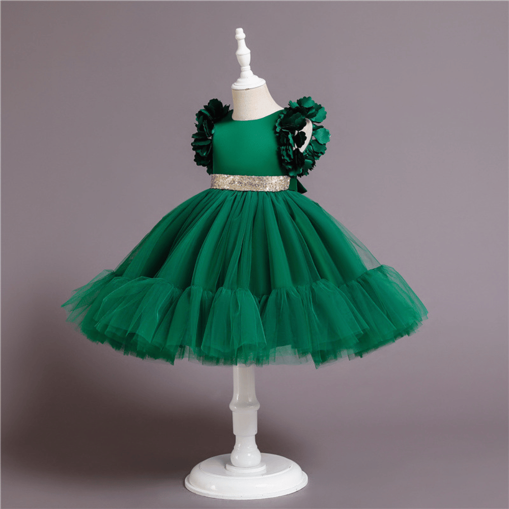 Rochie cu detalii Perusa Verde