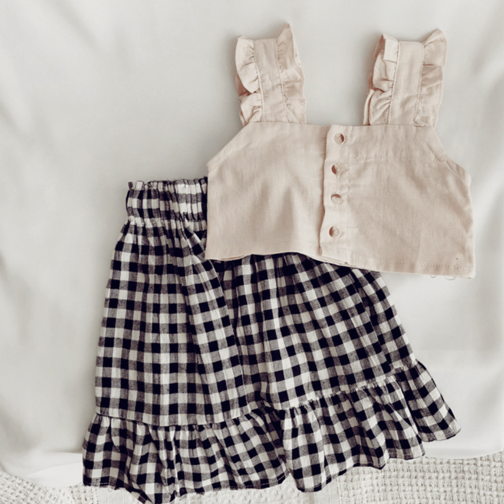 Set din doua piese Gilanta Crem